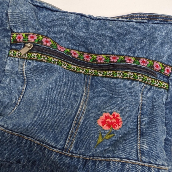 Vintage Denim Satchel - Picture 7 of 8